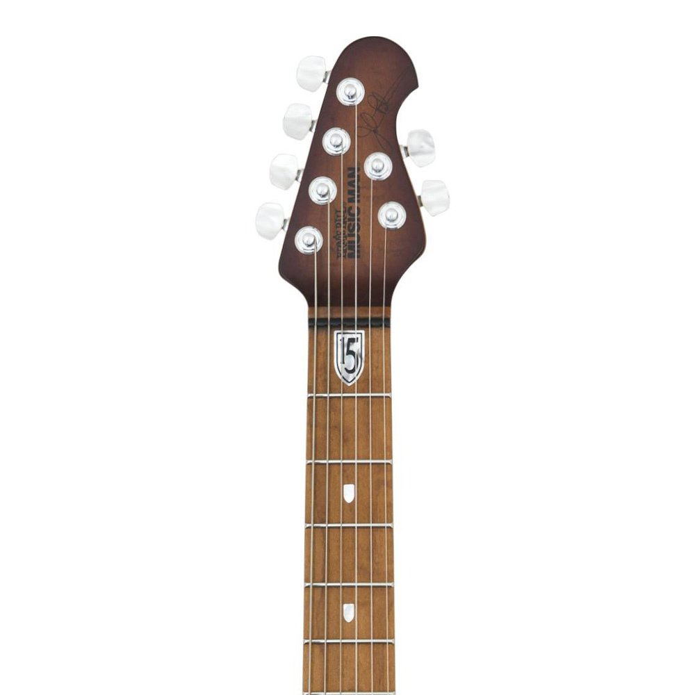 Music Man JP15 Piezo Akçaağaç Klavye Sahara Burst Quilt Elektro